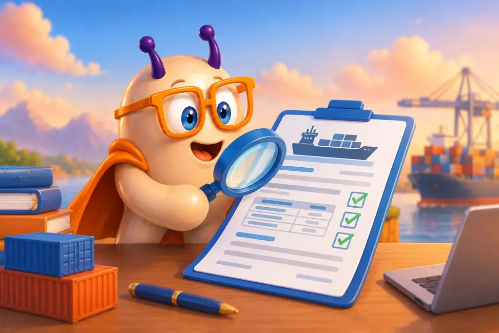 Een bill of lading correct invullen en controleren