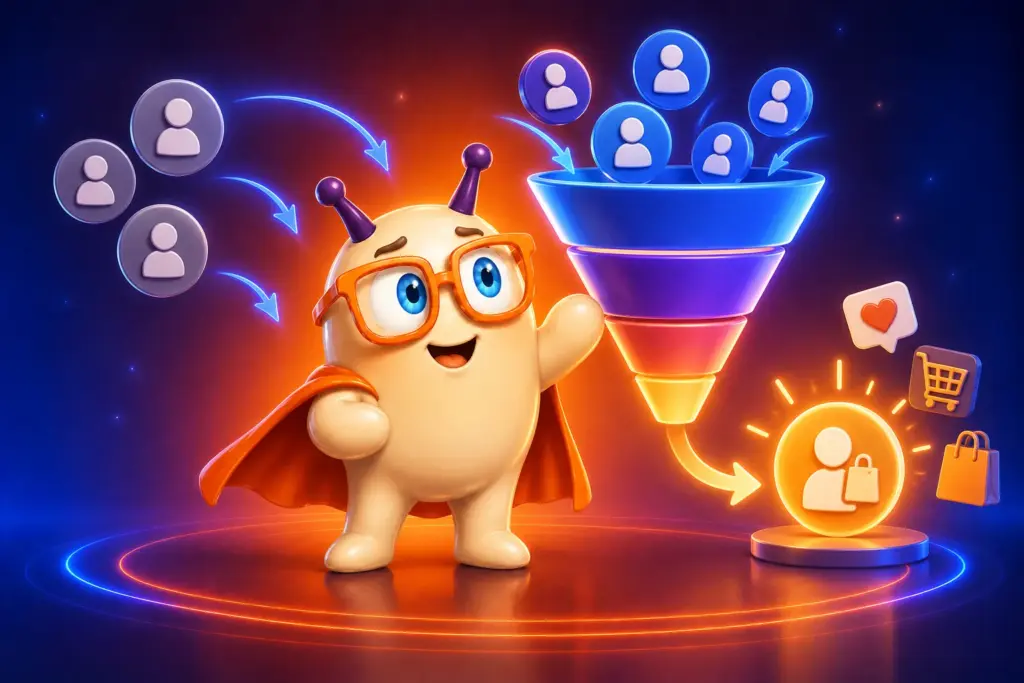 Online business starten doe je met dit stappenplan vol ideeën voor 2026 Een marketingfunnel bouwen die vreemden omzet in klanten
