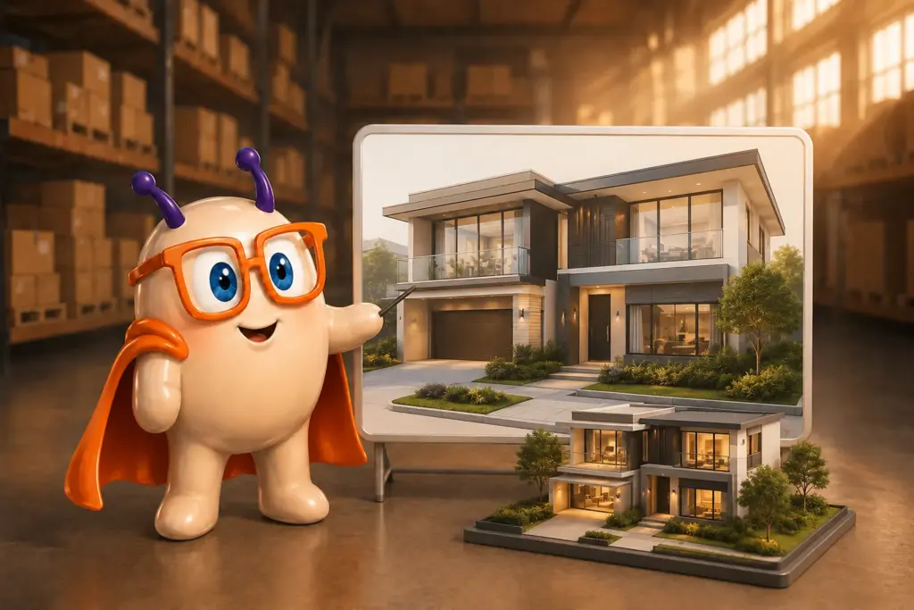 Exterieur 3D impressies, gebouwen die meteen aanspreken