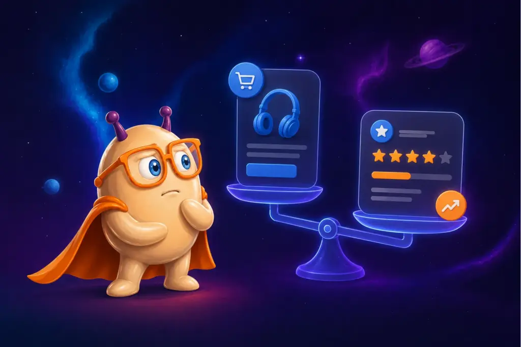 Heeft sponsored products invloed op mijn reviewscore of productstatus?