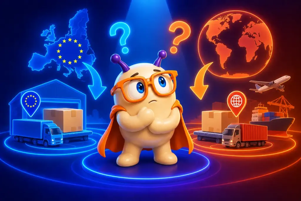 Importeren vanuit een EU-land versus buiten de EU