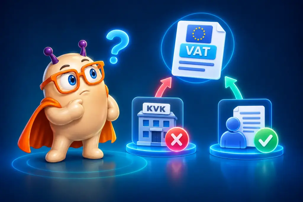 Kun je een btw-nummer aanvragen zonder KVK-inschrijving