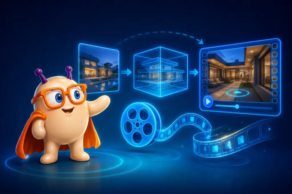 Van statisch beeld naar 3D-animatie en virtuele rondleiding